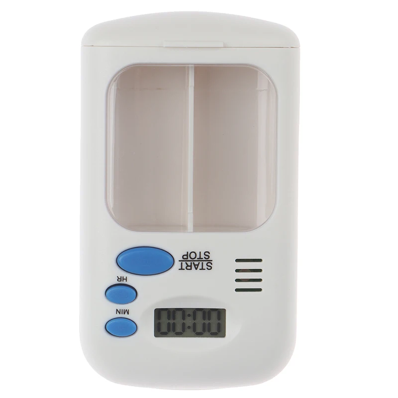 

Mini Portable Pill Reminder Drug Alarm Timer Electronic Box Organizer LED Display Alarm Clock Remind Small First Aid Kit