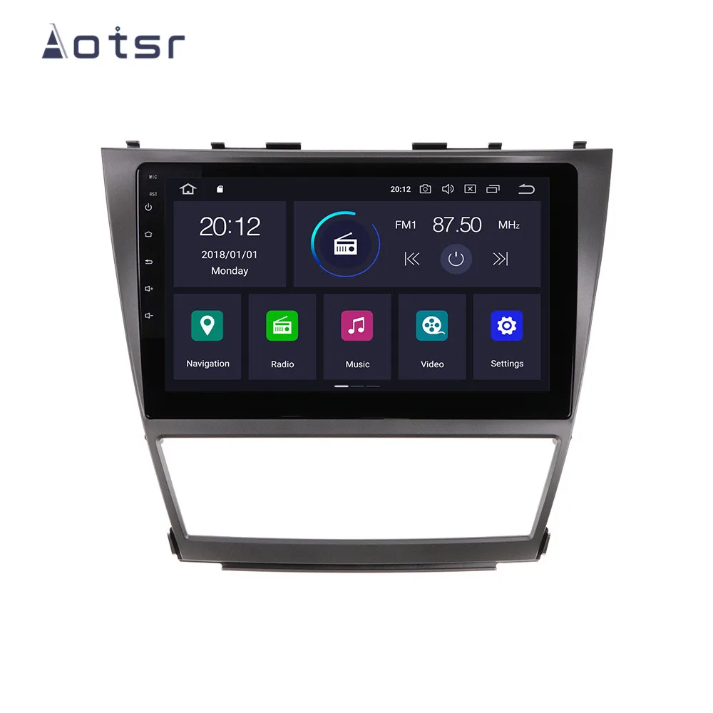 AOTSR Android 9 0 Автомобильный GPS навигатор для Toyota camry 2006 2011 с