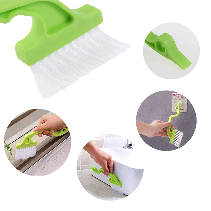 

Hand-Held Groove Space Cleaning Tool, Door and Window Track Cleaning Tool, Groove Corner Space Cleaning Brush