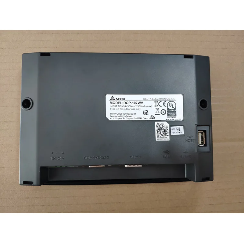 

Delta DOP-W157B DOP-W127B DOP-W105B HMI touch screen panel W series built-in two groups of Ethernet type