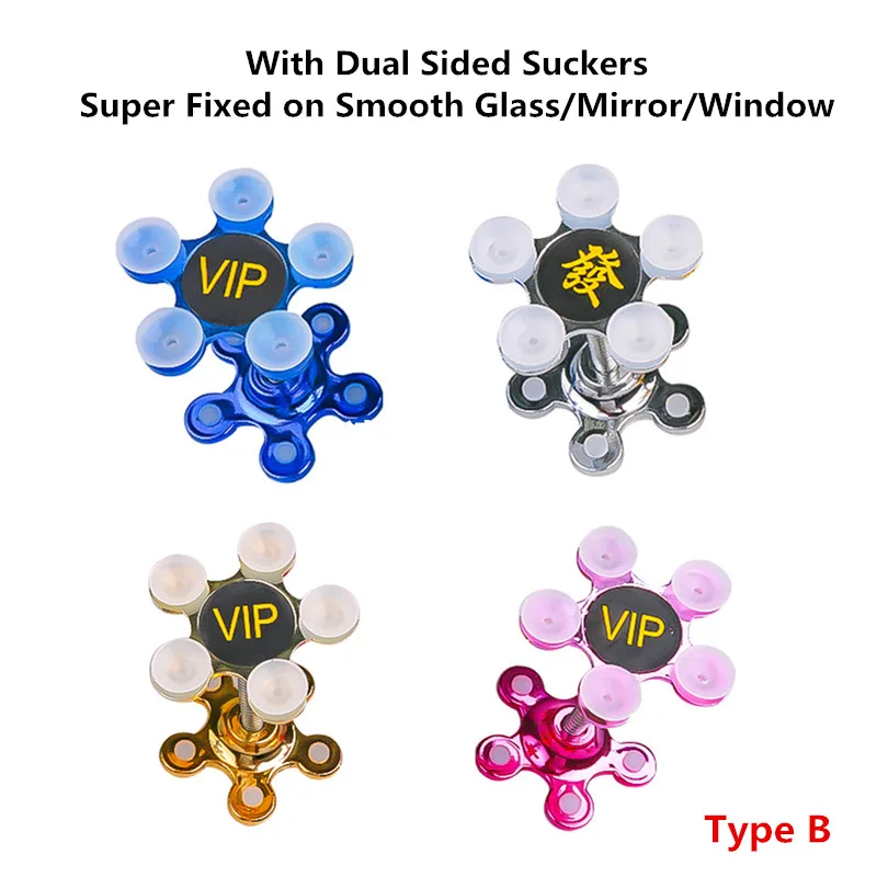 Автомобильный держатель для телефона в форме цветка присоски 360 градусов