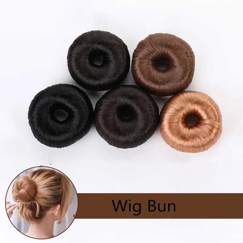 

Wig Hair Bun Donut Magic Hair Circle Hair Scrunchies Big Ring Hair Styling Tools Fashion Hair Accessories For Women Girls