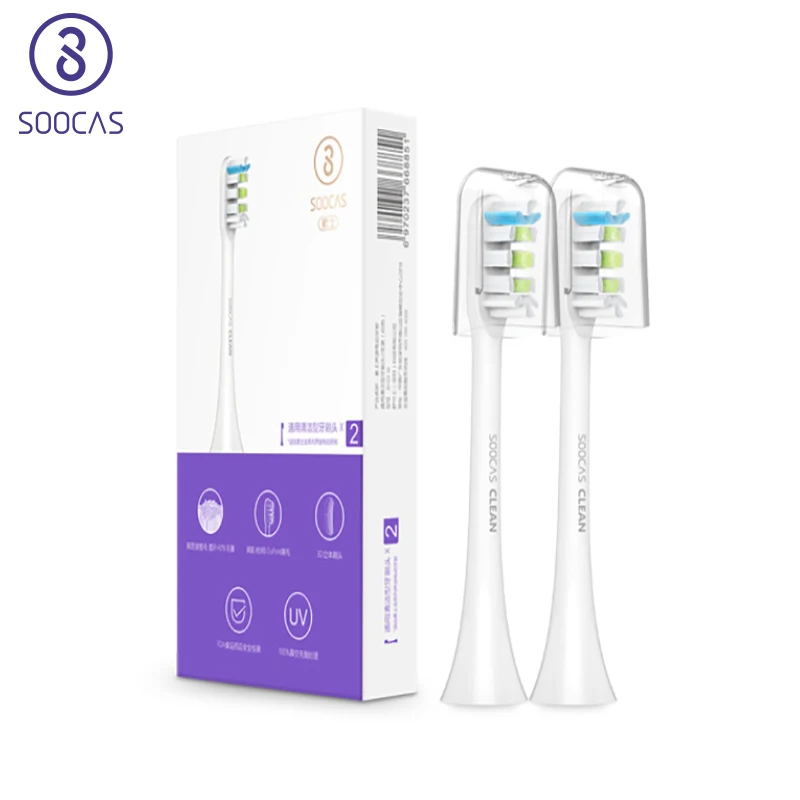 Soocas X3 X1 X5 Replament головка зубной щетки так что белый оригинальный высокое качество 2