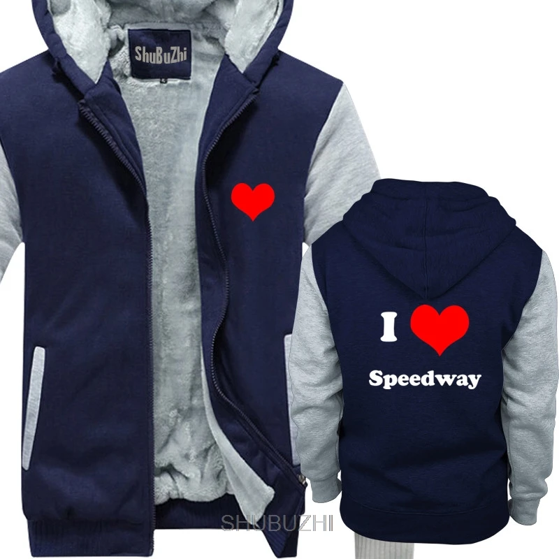 Мужская толстовка с капюшоном I Love Speedway бесплатная доставка в Великобританию