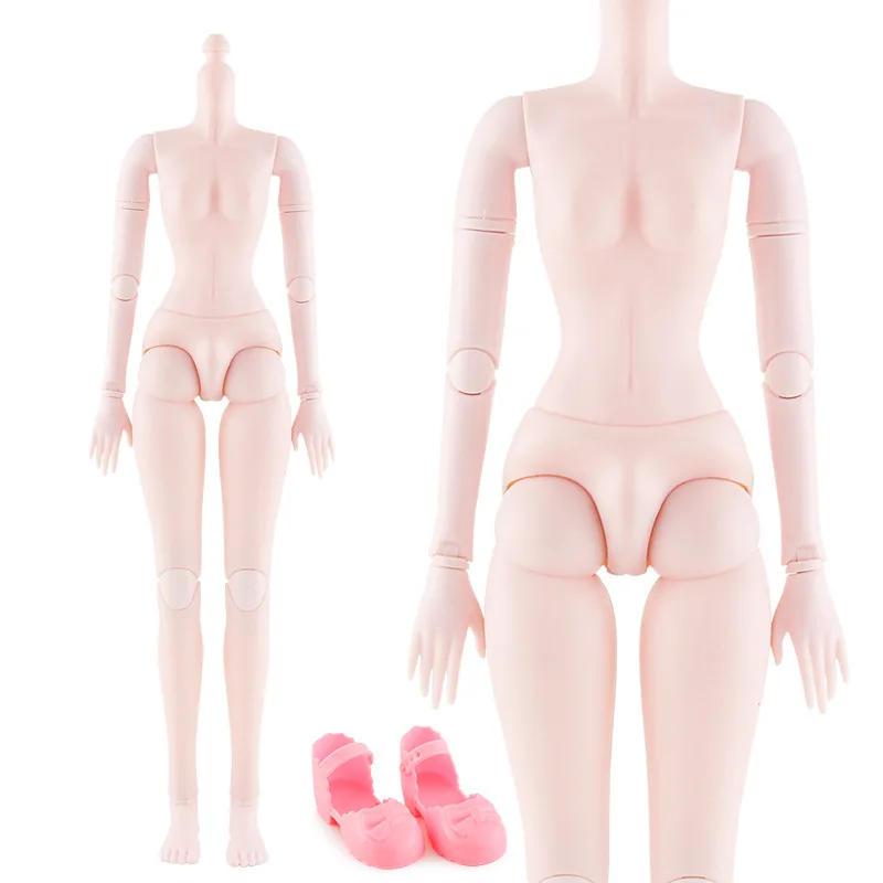 60 см кукла в стиле сделай сам Одежда для макияжа Naked тела розового телесного цвета