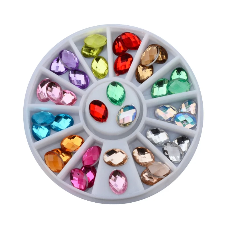 

Nail Rhinestone Gold Silver Mixed Colorful Crystal Nail Studs Nail Beads 3D Nail Art Decorations Nail Accessories