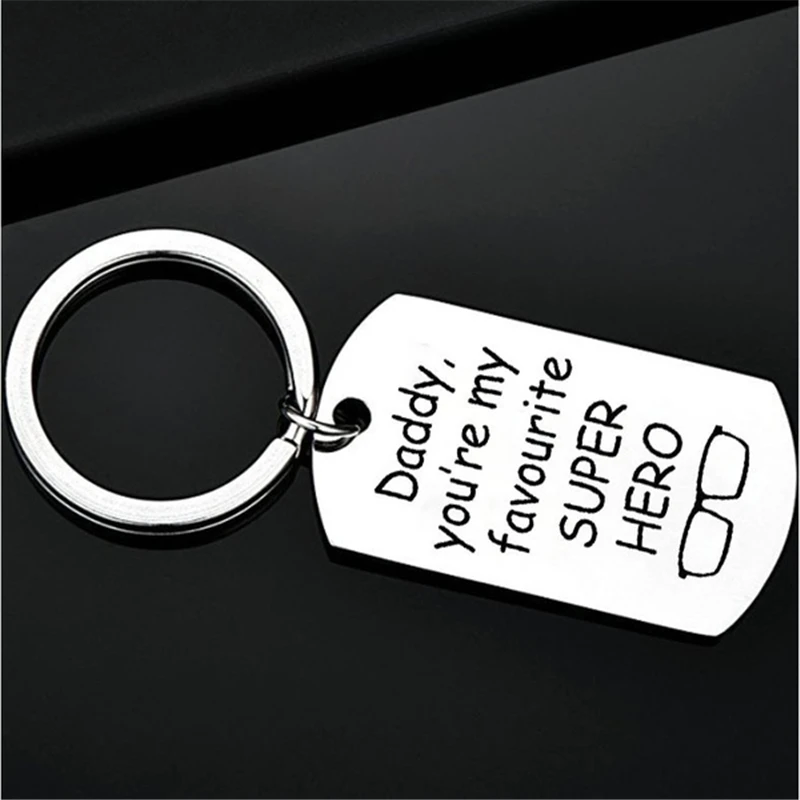 Надпись папа ты мой любимый супер герой военное ожерелье с кулоном из