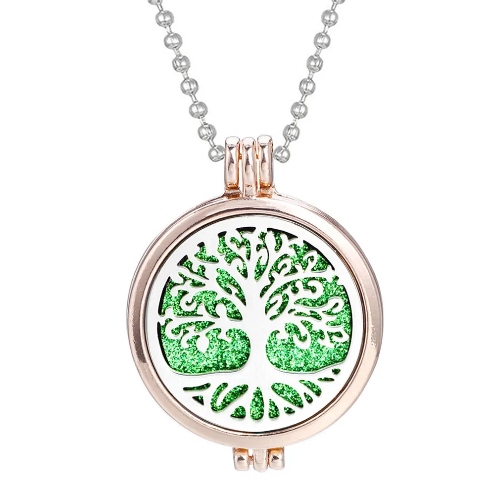 Новинка ароматерапия ювелирное изделие розовое золото парфюм диффузор ожерелье