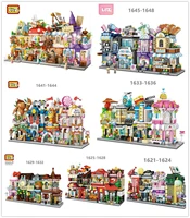 4pcsset loz street mini blocks kids building toys girls puzzle adult gift no box