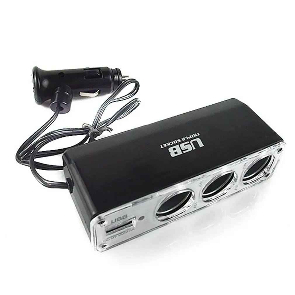 Универсальная 2 полосная розетка для автомобильного прикуривателя разветвитель