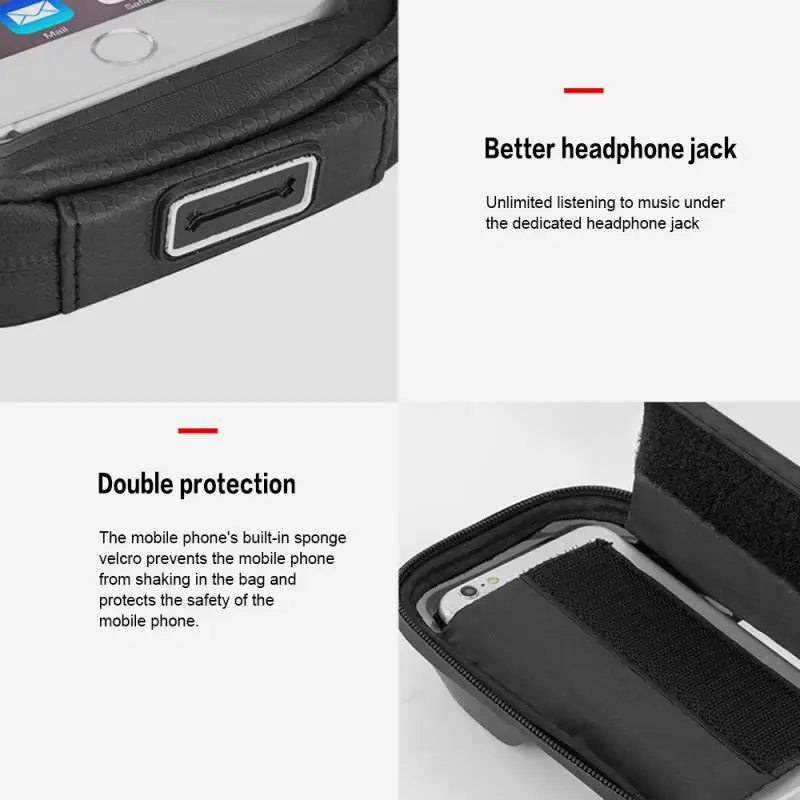 

Mountain Bike Bag Front Beam Bag Upper Tube Bag Touch Screen Waterproof Saddle Bag Riding Equipment