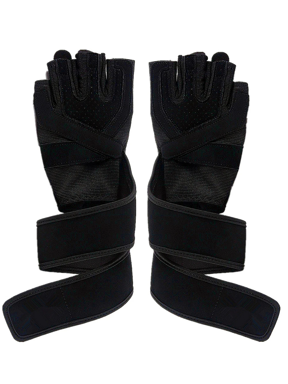 Перчатки с открытыми пальцами для бодибилдинга тяжелой атлетики тренажерного