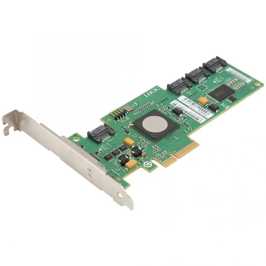 Для LSI SAS3041E B3 Chip 3 ГБ/сек. 4 port For SAS/RAID Controller 433906 001 for SAS Array Card|Платы расширения| |