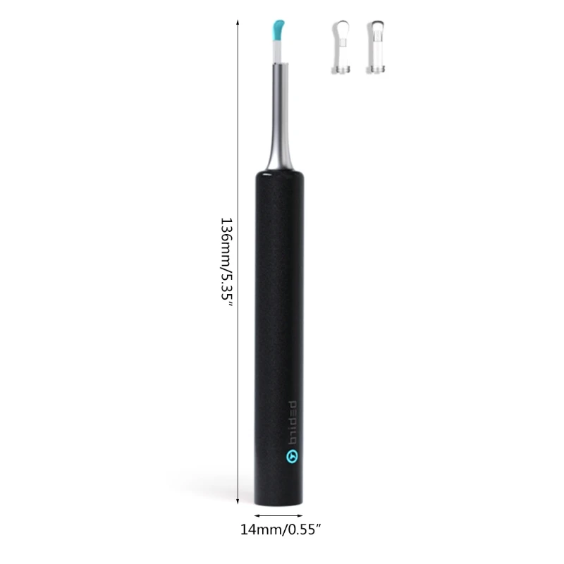 

2XPB T5 Smart Visual Ear Stick Wax Removal 200W Camera Endoscope Wireless Connected