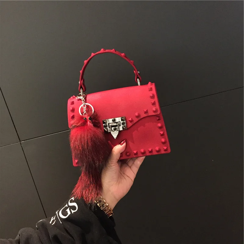 Модная Желейная женская сумка женские брендовые дизайнерские