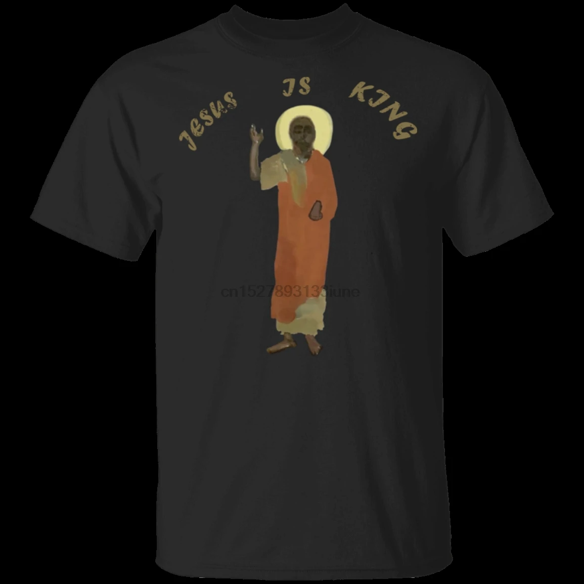 Kanye Jesus Is King Detroit Sunday футболка черно-темно-синяя мужская-Женская | Мужская одежда
