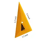 Треугольный выпуклость Ракель 13,5*8 см жесткий пластиковый острый контурный угловой скребок стеклоочиститель виниловая пленка для очистки дома инструменты для окрашивания A05