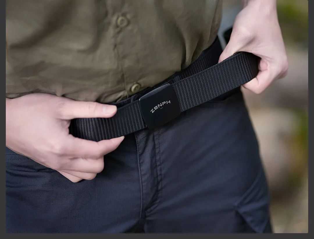 Новинка металлический наружный тактический ремень Youpin пластиковая пряжка YKK 96