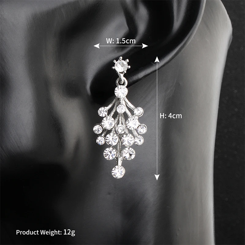 Miallo свадебные серьги для женщин хрустальные ювелирные изделия Висячие Серьги