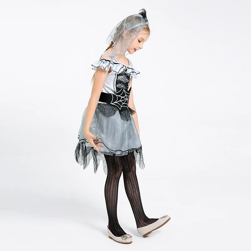 Костюм для косплея на Хэллоуин девочек комплект из 3 предметов с изображением