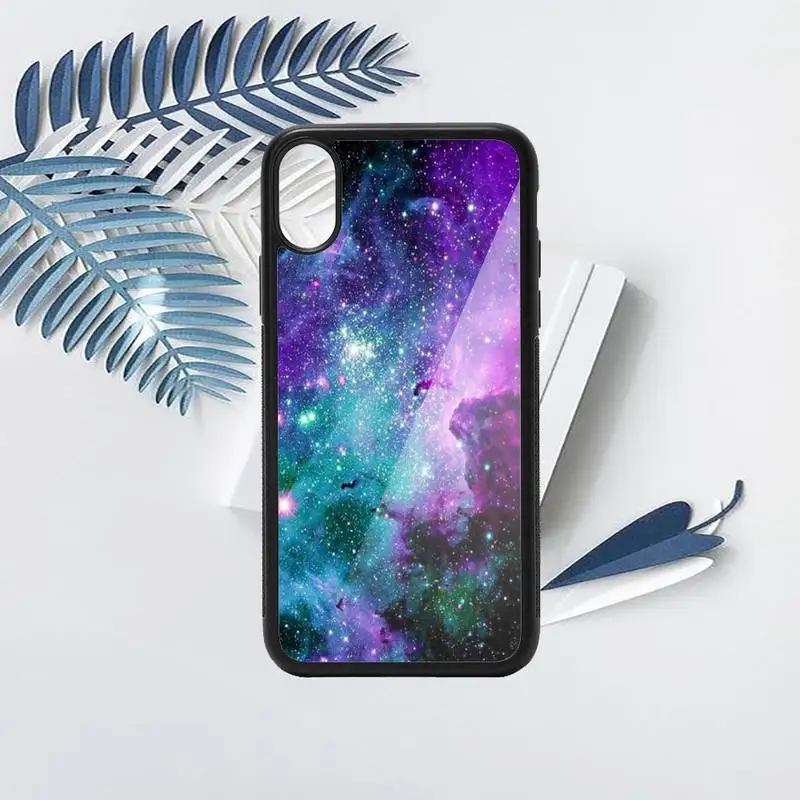 

colorful space for galaxy universe Phone Case PC for iPhone 11 12 pro XS MAX 8 7 6 6S Plus X 5S SE 2020 XR