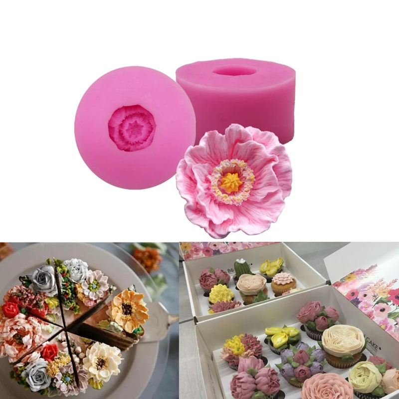 Силиконовая форма для мыла ручной работы с цветами силиконовая сахарного торта