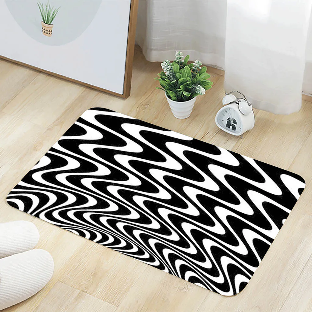 Коврик Ловушка с геометрическим видением визуально отключаемый фланелевый