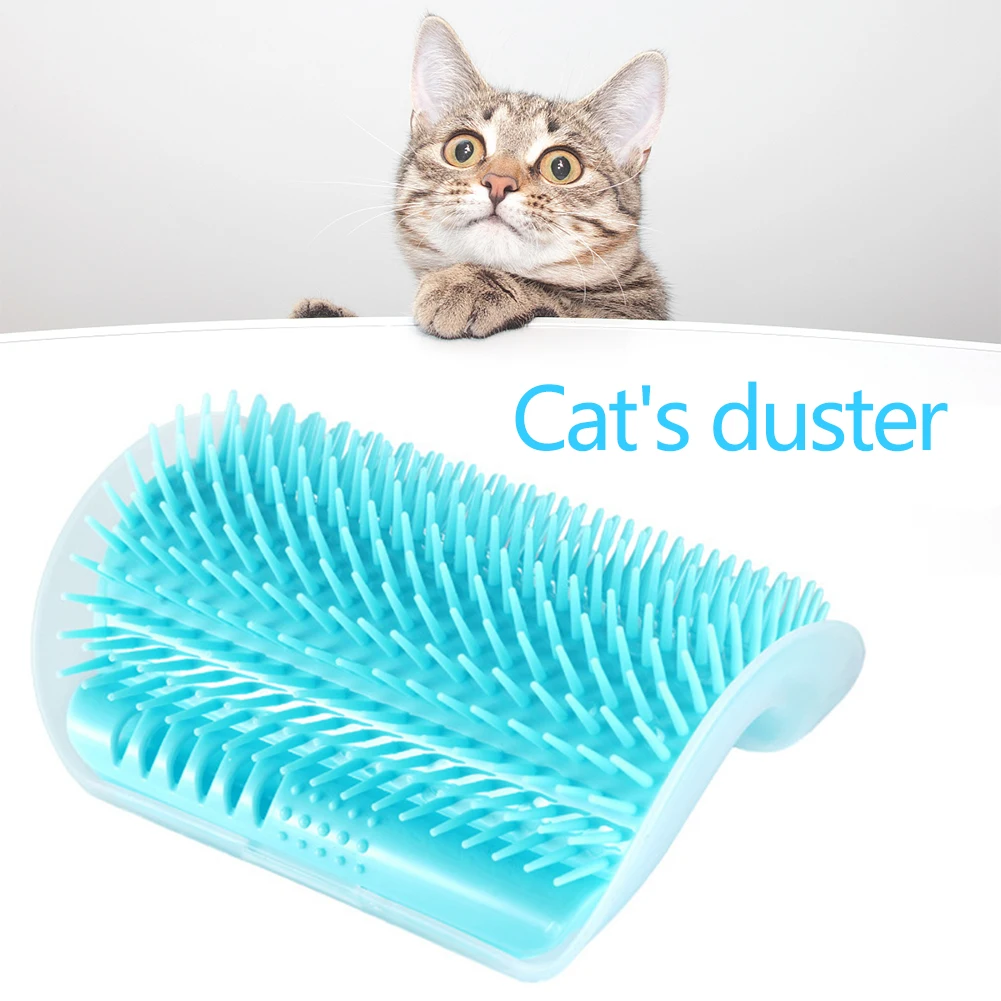 

Corner Pet Brush Plastic Scratch Bristles Arch Massager Self Grooming Comb Cat Product