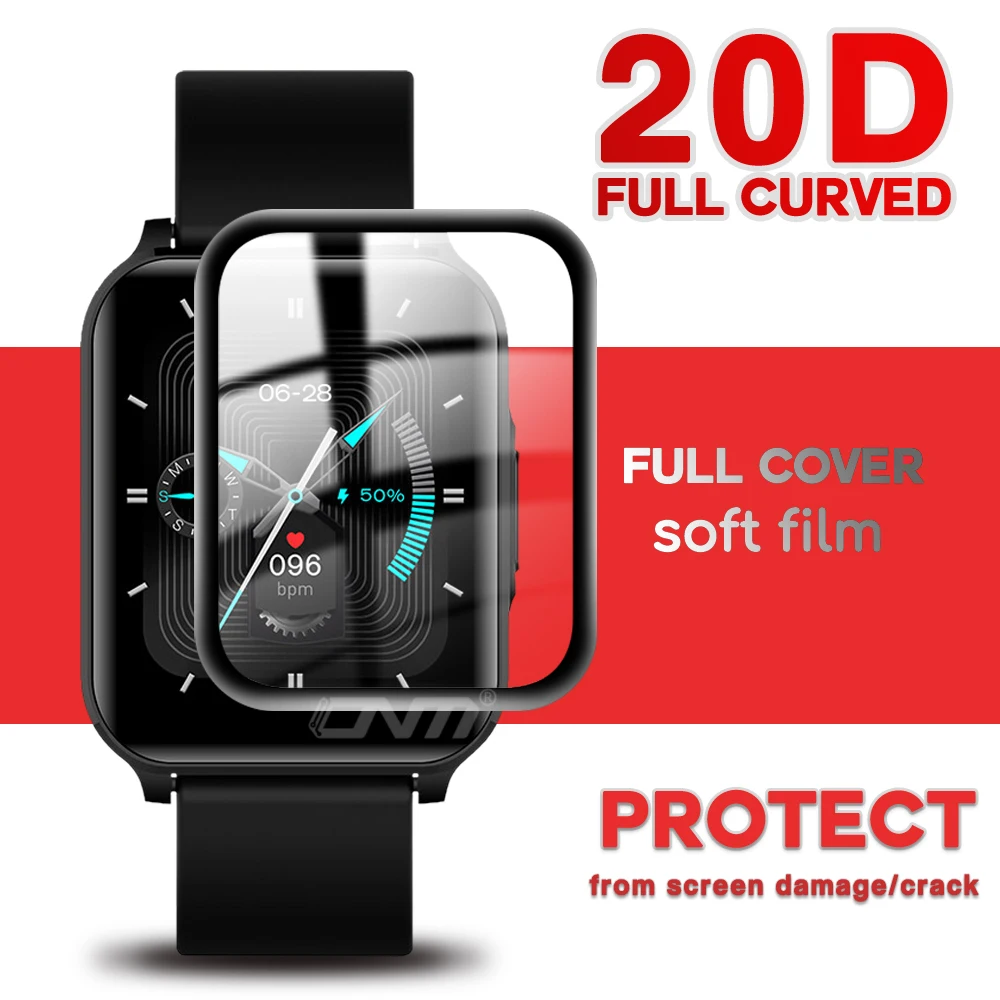 Защитная пленка для экрана Lenovo S2 Pro Smart Watch мягкая защитная с изогнутыми краями