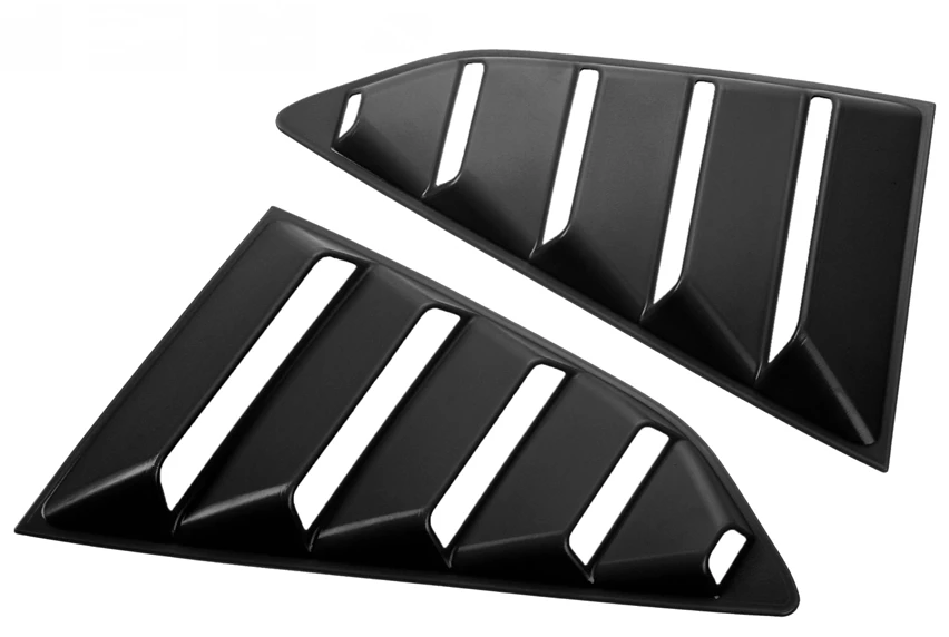 

Rear Window Blinds Cover Trim for Chevrolet Camaro 2017+ Car Decal Accessories Car Sticker Exterior Decoration 2pcs Black Primer