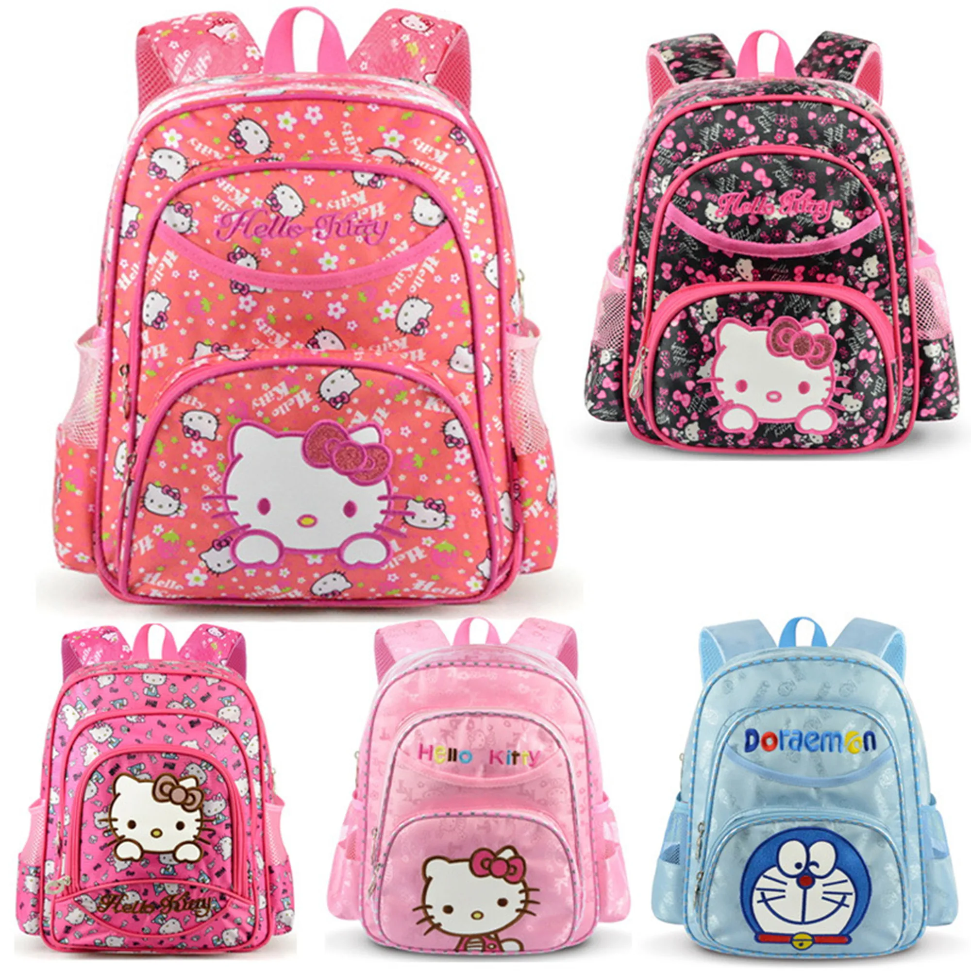 Рюкзак Hello Kitty милые детские школьные ранцы для маленьких мальчиков и девочек