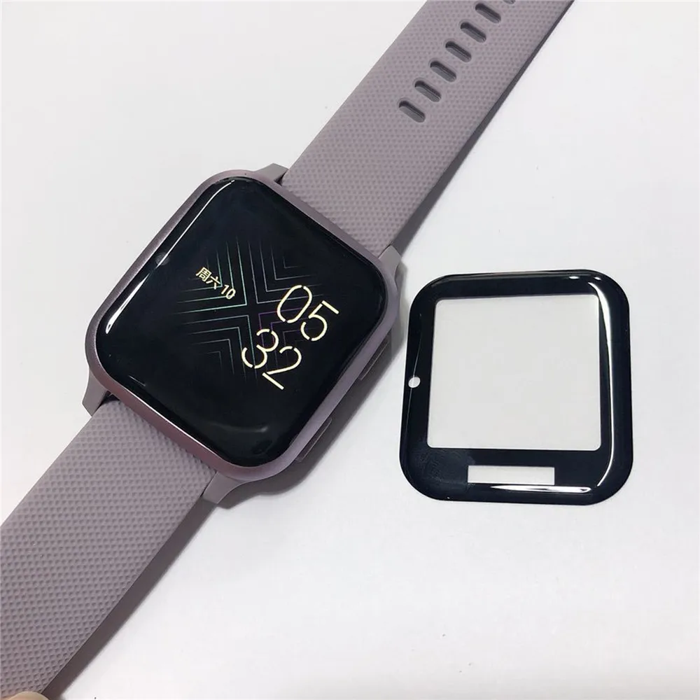 Защитная пленка для экрана часов Garmin CAME SQ противопузырьковая 3D изогнутая