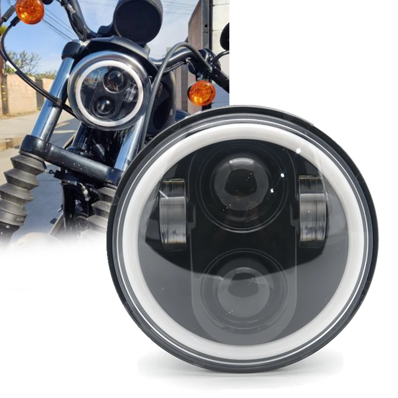 Фары светодиодсветодиодный мотоциклетные 5 75 дюйма 5-3/4 дюймов для Harley Sportster Dyna Wide