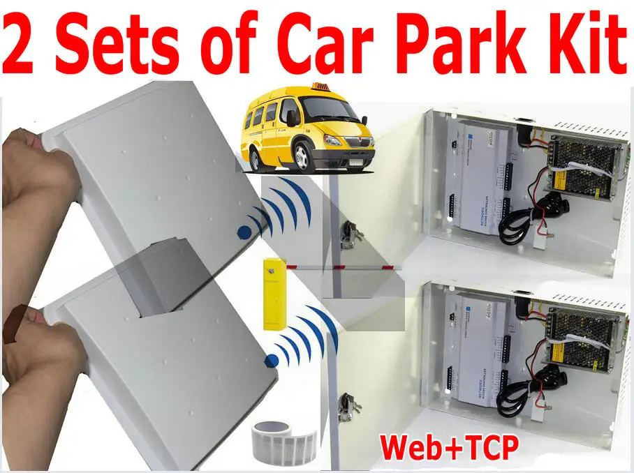 1 заказ = 2 комплекта Стоянкы Автомобилей Автомобиля метка Диапазона UHF RFID для 868
