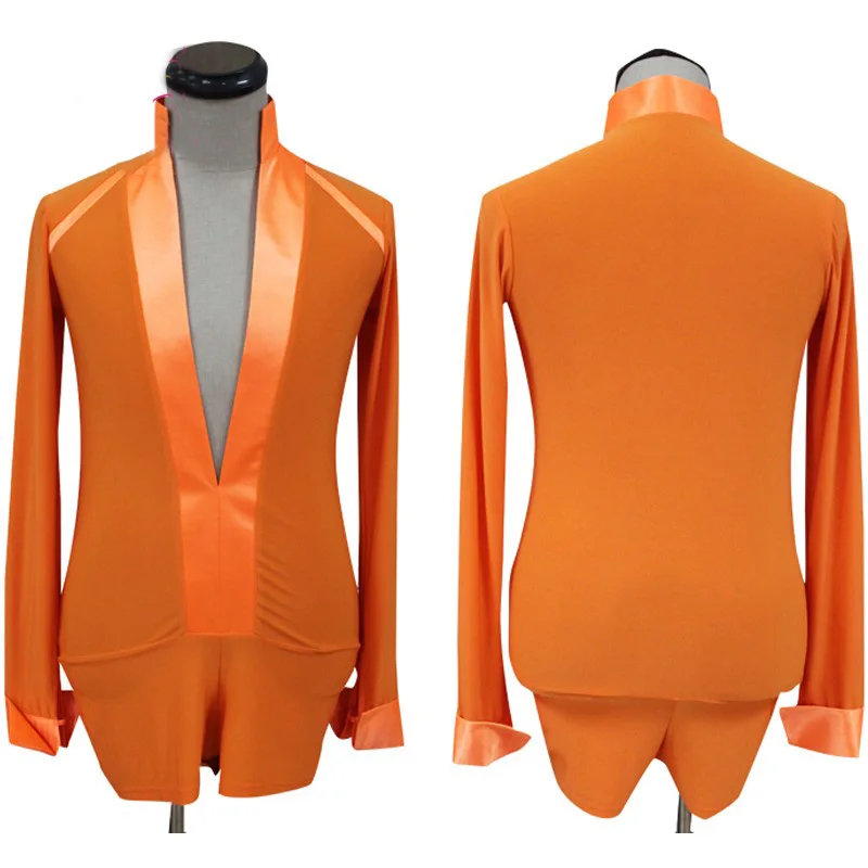 Новинка мужские топы для латиноамериканских танцев зимние трико с длинным