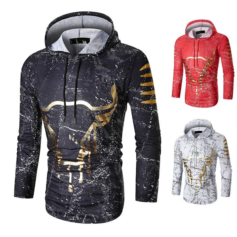 Новинка 2018 модные толстовки мужские и свитшоты очень популярный товар с принтом