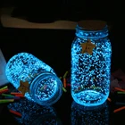 10 г DIY вечерние Флуоресцентные супер светящиеся частицы светящийся пигмент яркий гравий фосфоресцирующий песок светящийся в темноте песочный порошок