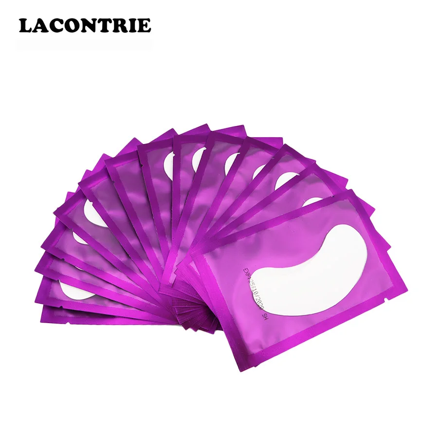 50/100 шт. подушечки для глаз набор патчей оптовая продажа ресниц наращивания