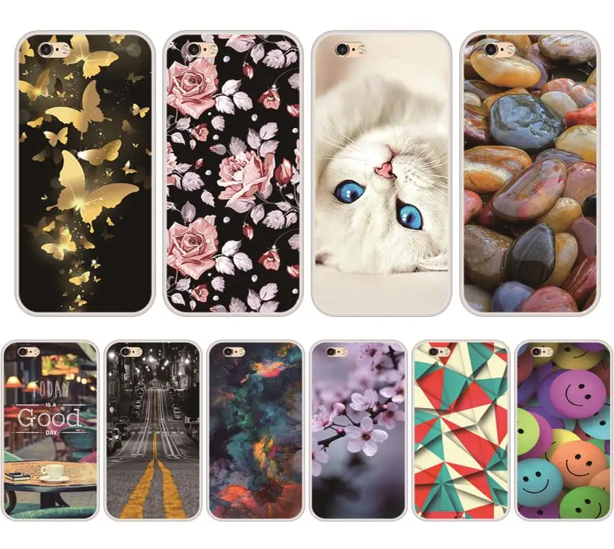 Case For iPhone 6plus 6s plus Soft Silicone TPU Chic Patterned Painted Cover Phone Cases In Stock |