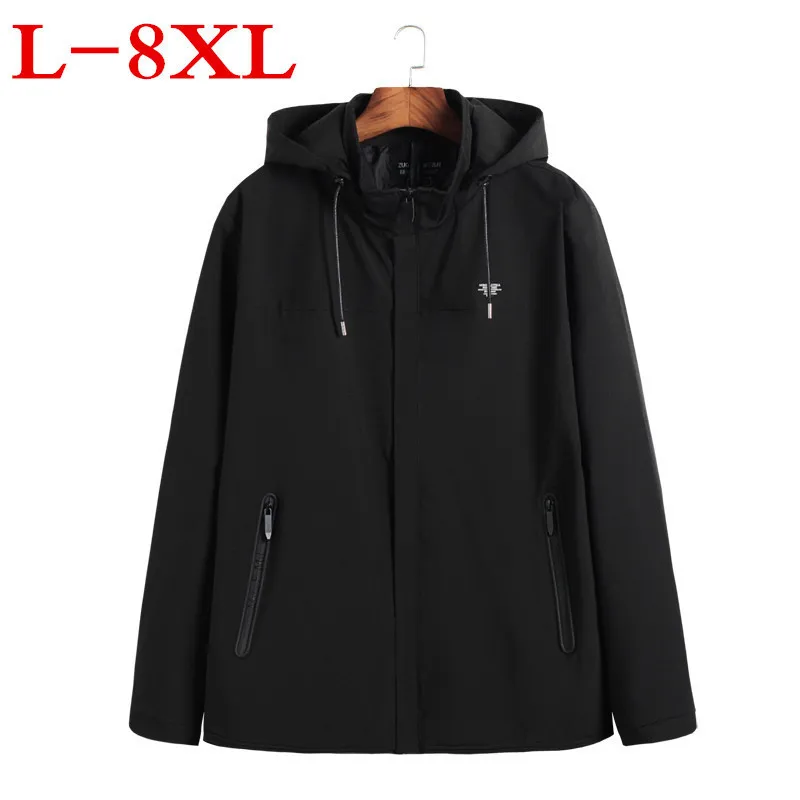 Высокое качество большие размеры 8XL 7XL Новое поступление мужские модные куртки