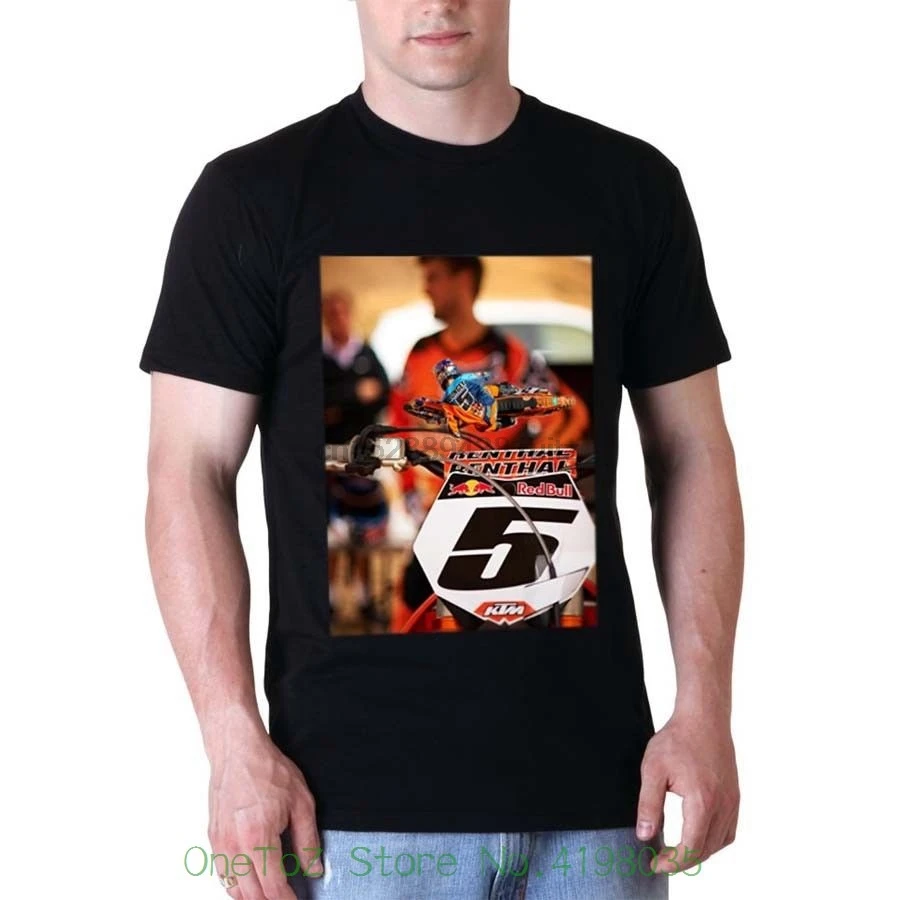 Мужская футболка Ryan Dungey Mx Riders Повседневная хлопковая с короткими рукавами и