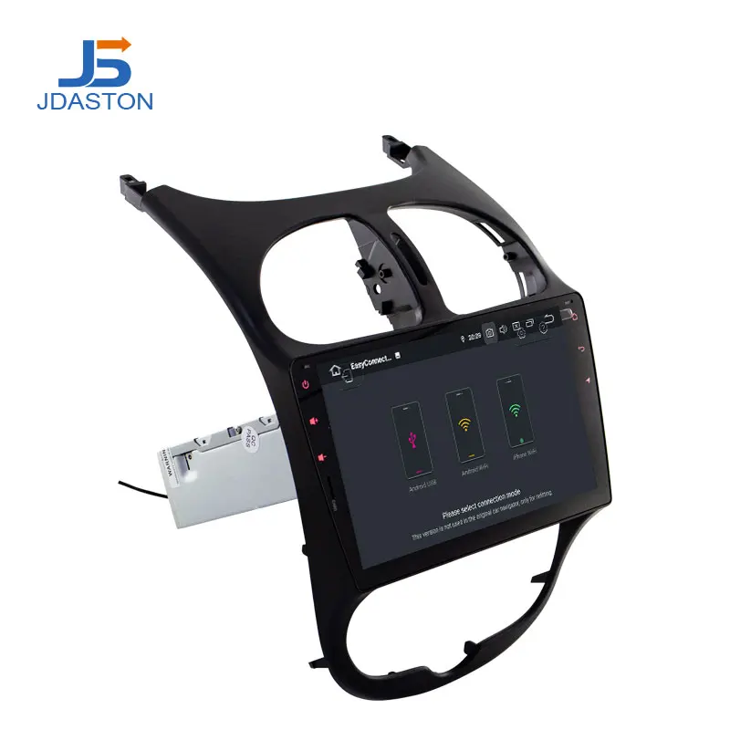 JDASTON Android 10 автомобильный DVD плеер для Peugeot 206 2002 2003 2004 2005 2006 2007 2008 WIFI мультимедийный