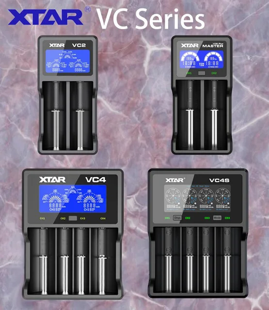 XTAR VC2 плюс VC4 VC2S VC4S батарея зарядное устройство для