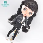Одежда для кукол Blyth 16, модная кожаная куртка для кукол Azone OB 24, аксессуары для девочек, игрушка в подарок, 28-30 см