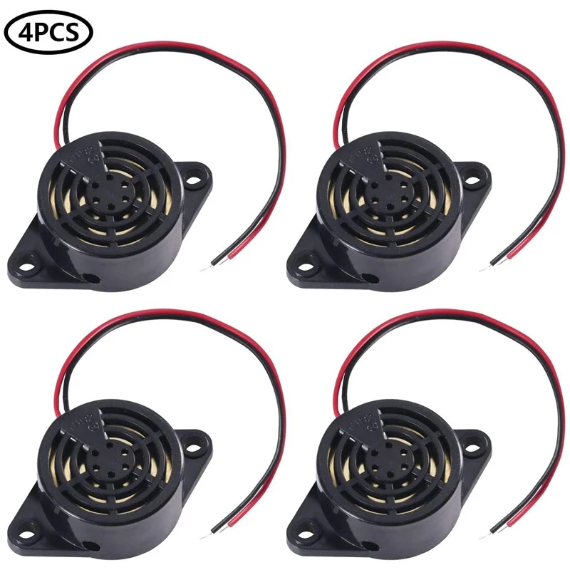 4 шт. SFM 27 постоянного тока 3 24V пьезо электронный звуковой сигнал эхолот