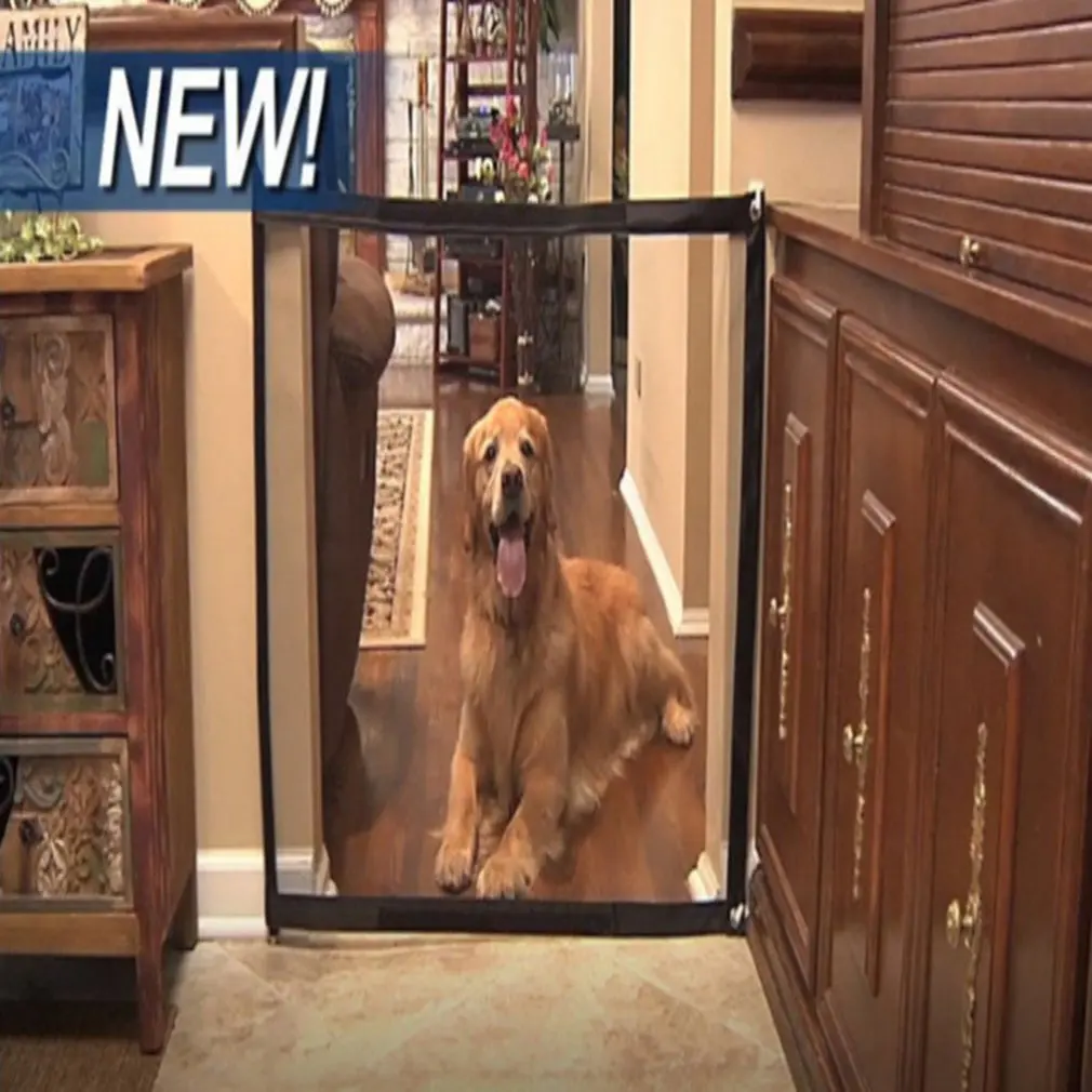 Ворота для домашних питомцев волшебные ворота собак безопасности детей складная