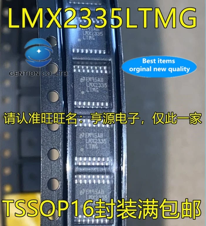 10PCS LMX2335LTMG TSSOP16 foot LMX2335 rf personal communication-frequency synthesizer in stock 100% new and original