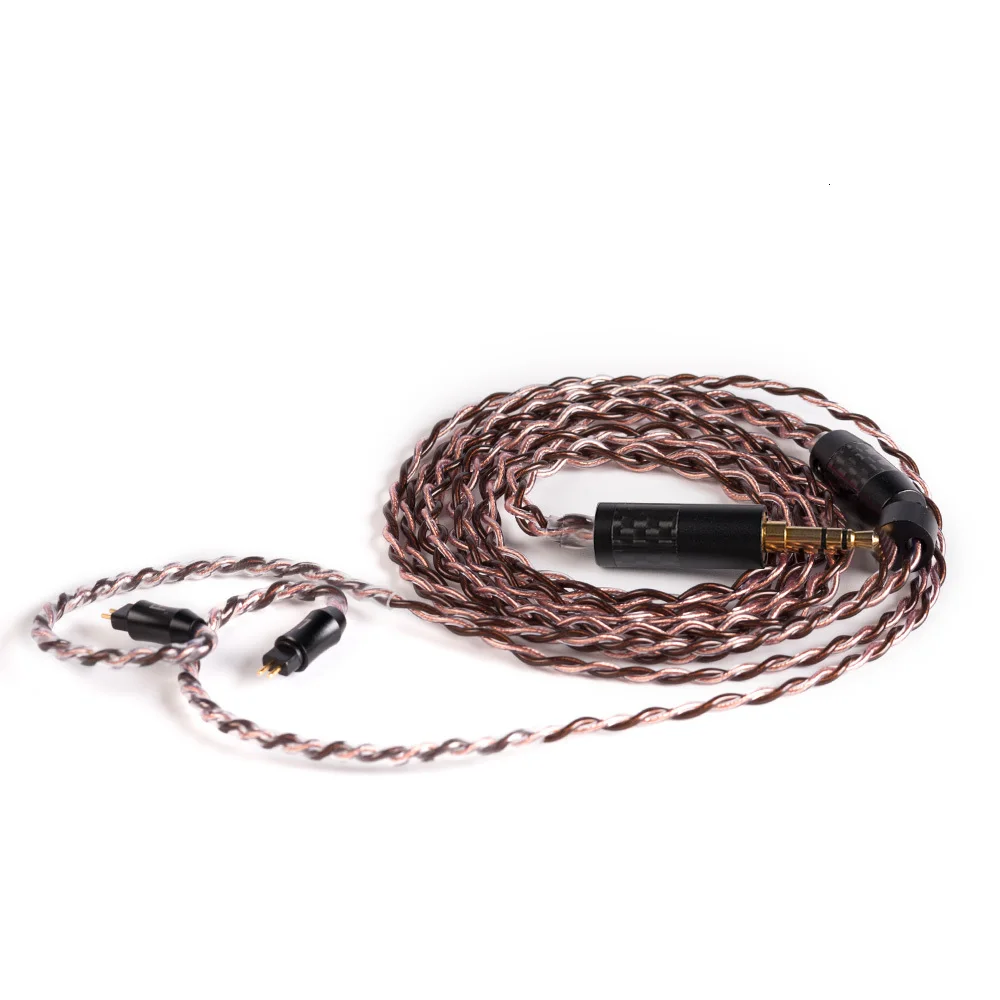 UPOCC NEOTECH 26AWG 7N один кристалл медный кабель 2,5/3,5/4,4 мм сбалансированный кабель с MMCX/2PIN разъем для ZS10 AS10 T2 T3