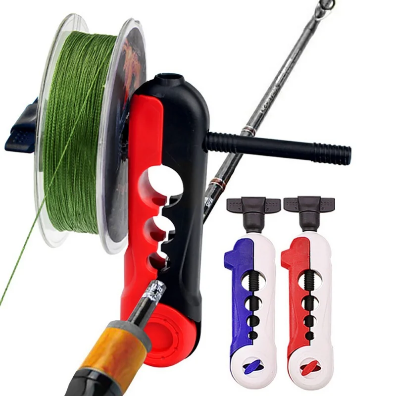 

4-hole Mini Portable Universal Plastic Reel, Adjustable Fishing Reel Reel, Fishing Reel Quick Reel Fishing Tackle 1 pcs