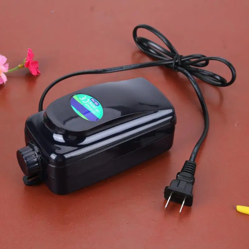 Супер аквариумный воздушный насос Регулируемый компрессор аквариума аксессуары
